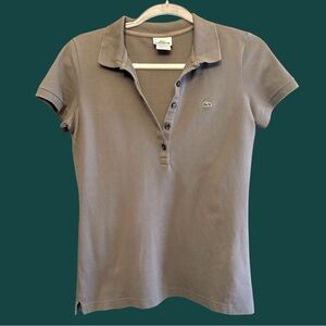 Lacoste Women's Desert Sage Polo Shirt | Size 38